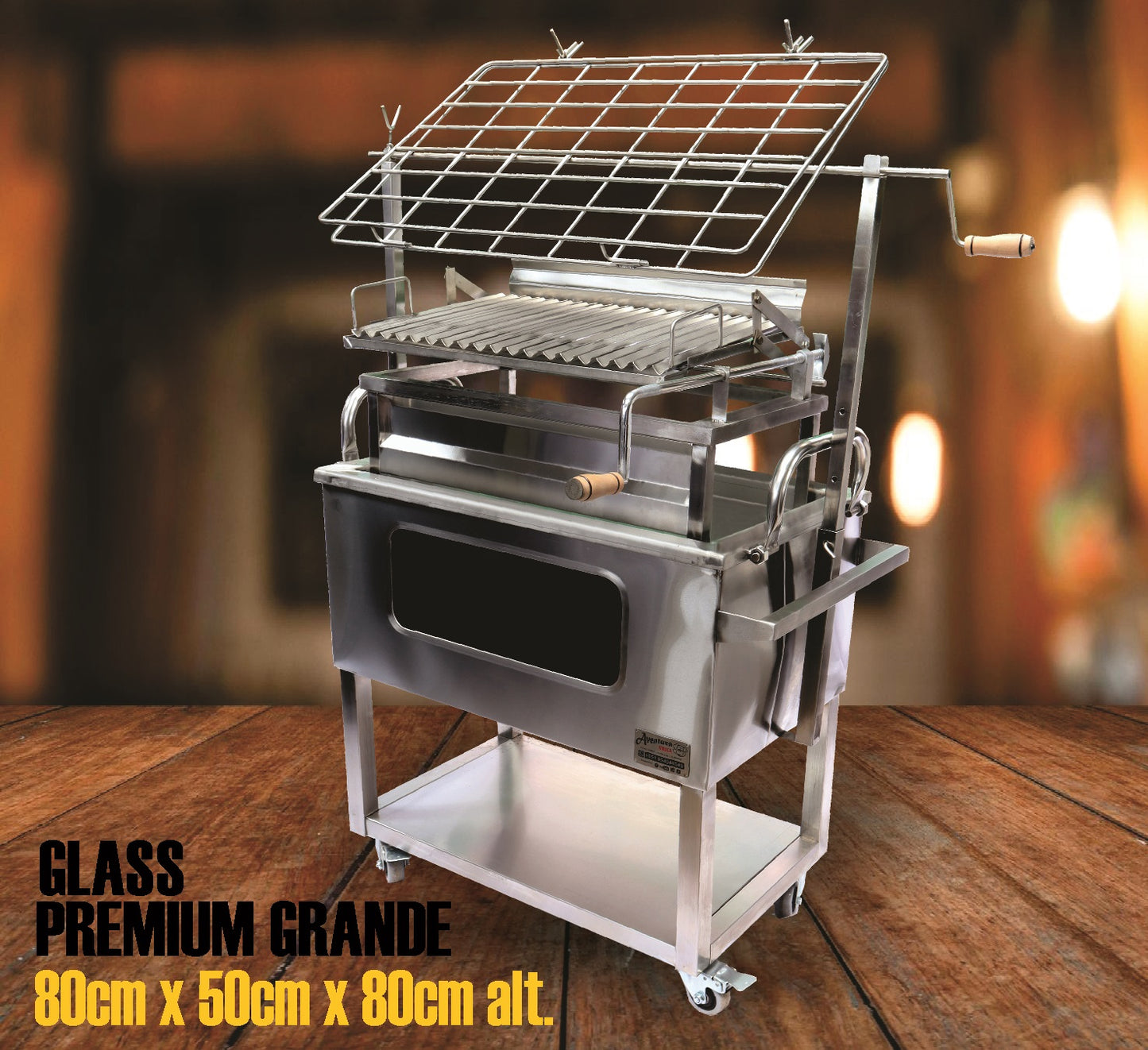 CHINESE BOX AVENTURA GLASS PREMIUM LARGE 3 IN 1