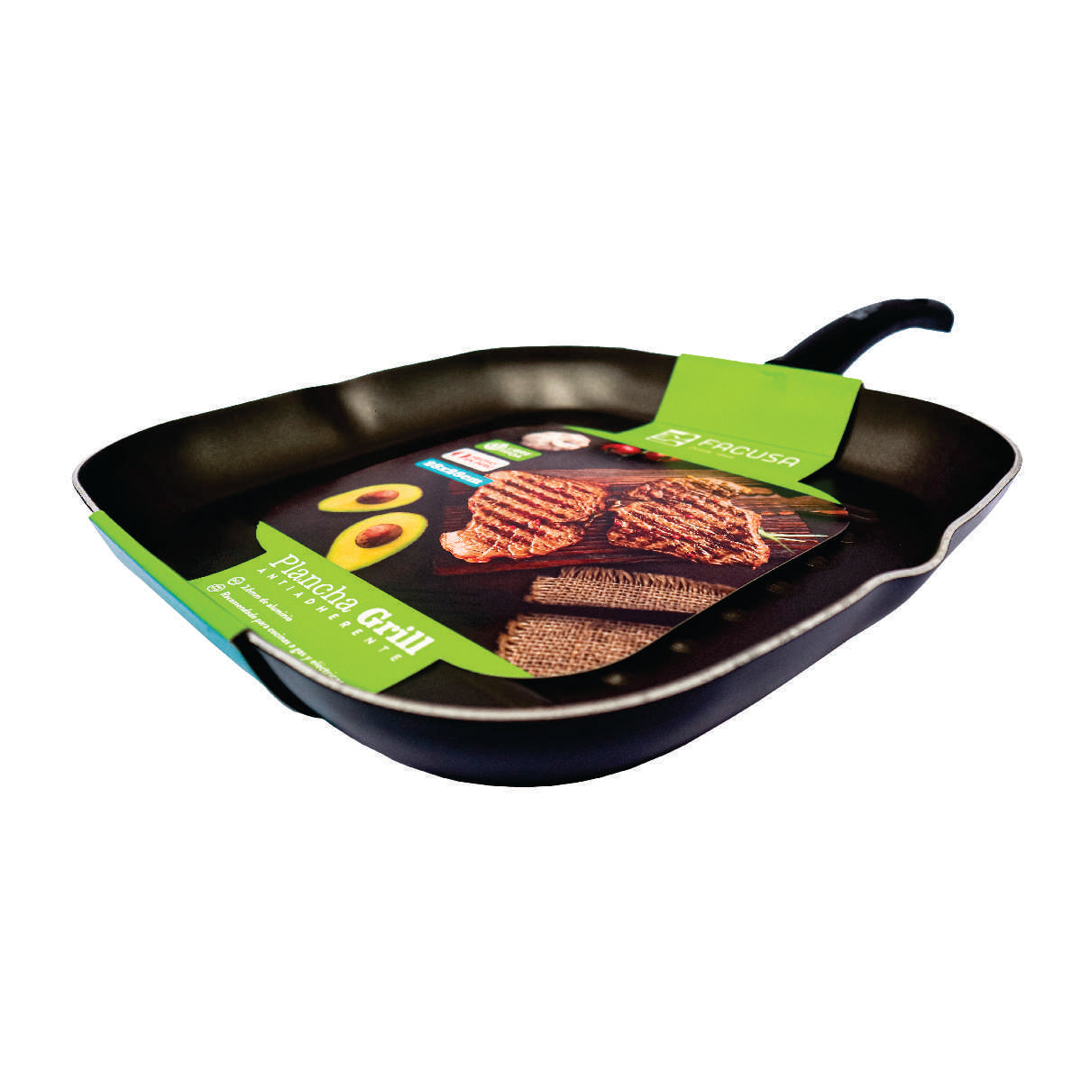 SARTÉN BISTEQUERA NOVA GRILL 28CM