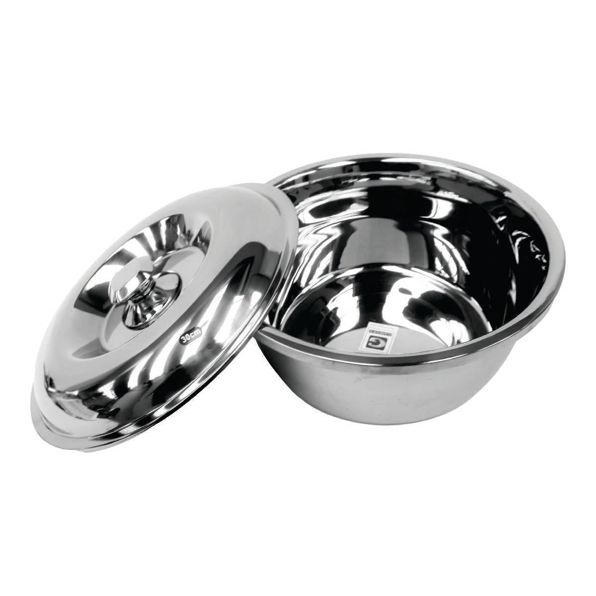 Steel Bowl with Lid 30cm