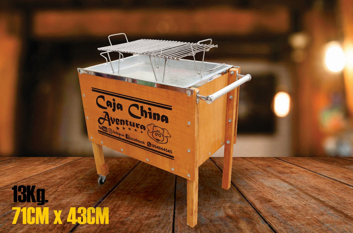 CHINESE WOODEN ADVENTURE BOX 13KG