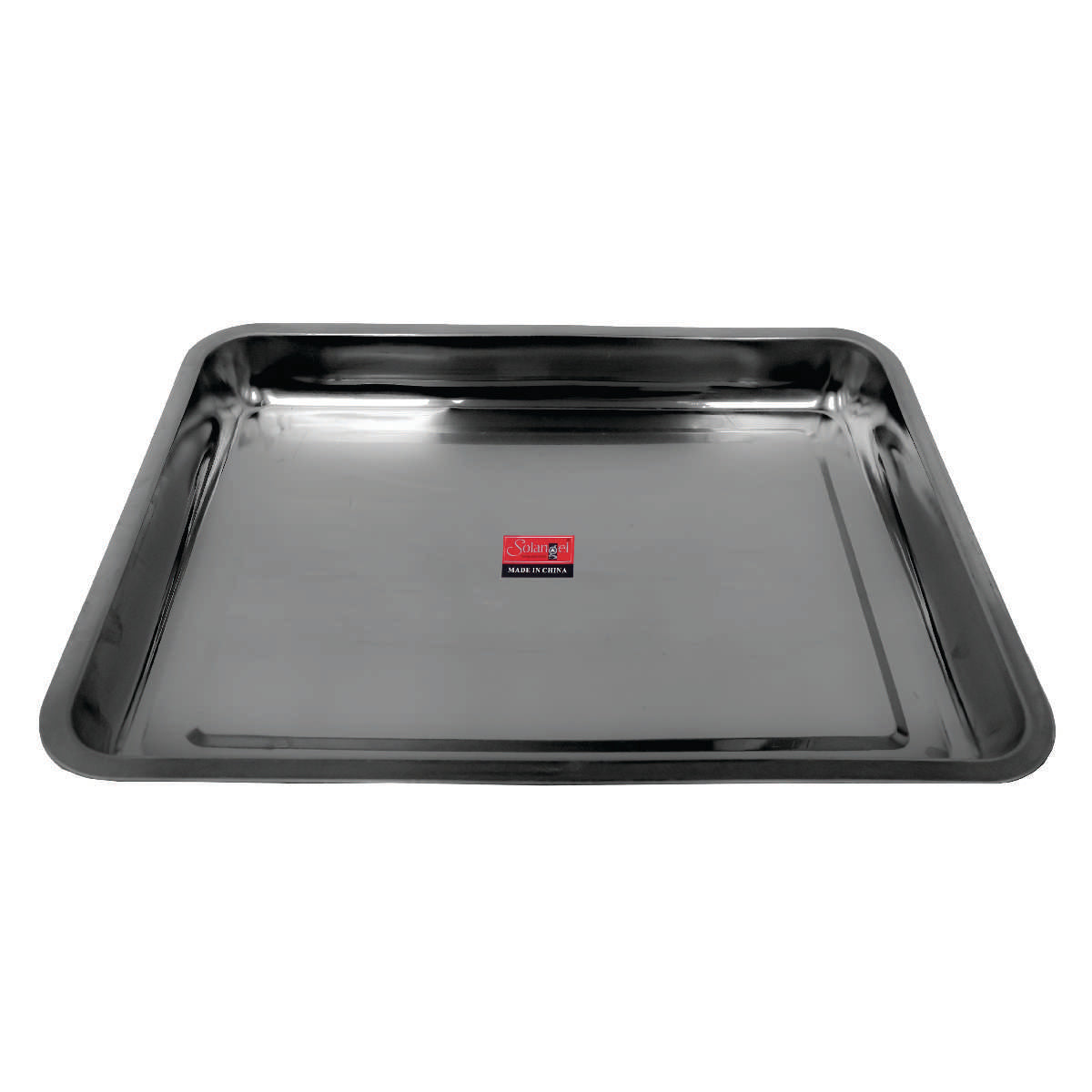 LARGE STAINLESS STEEL DISH