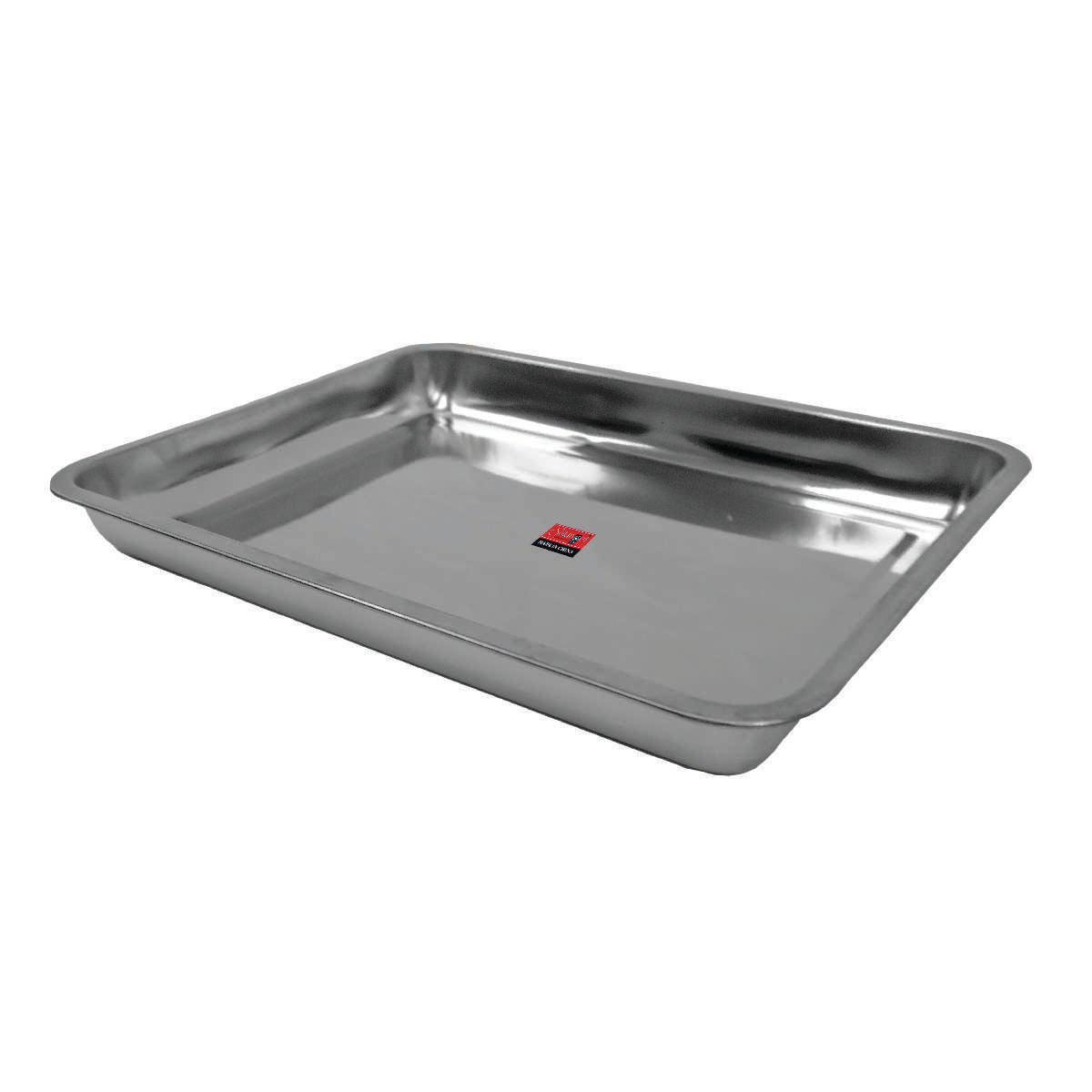 LARGE STAINLESS STEEL DISH