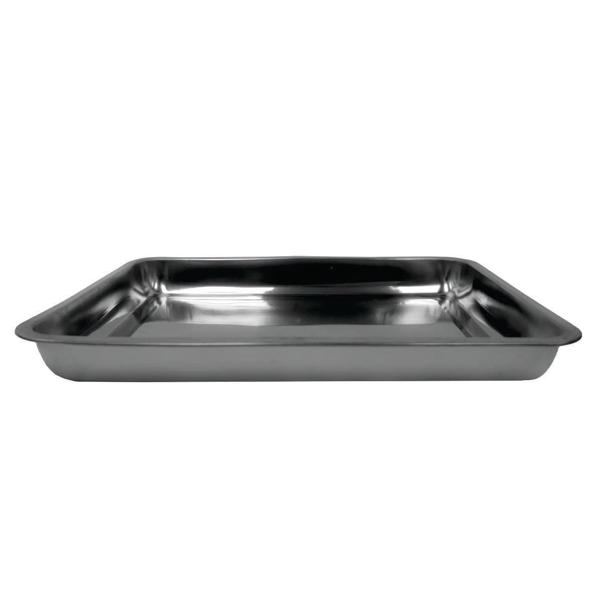 LARGE STAINLESS STEEL DISH
