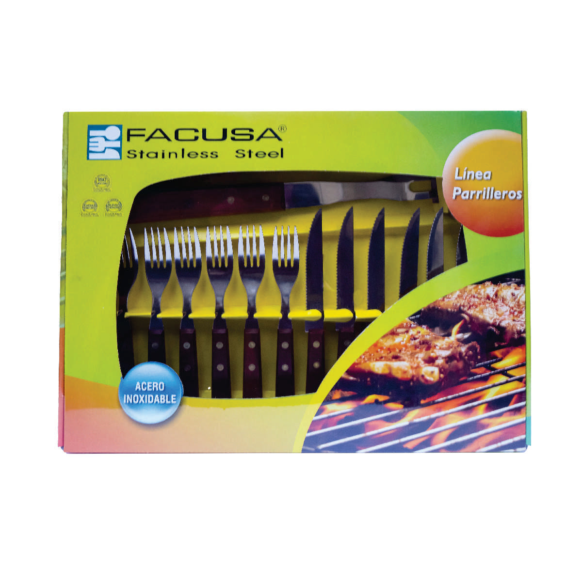 14PCS GRILL LINE CUTLERY SET