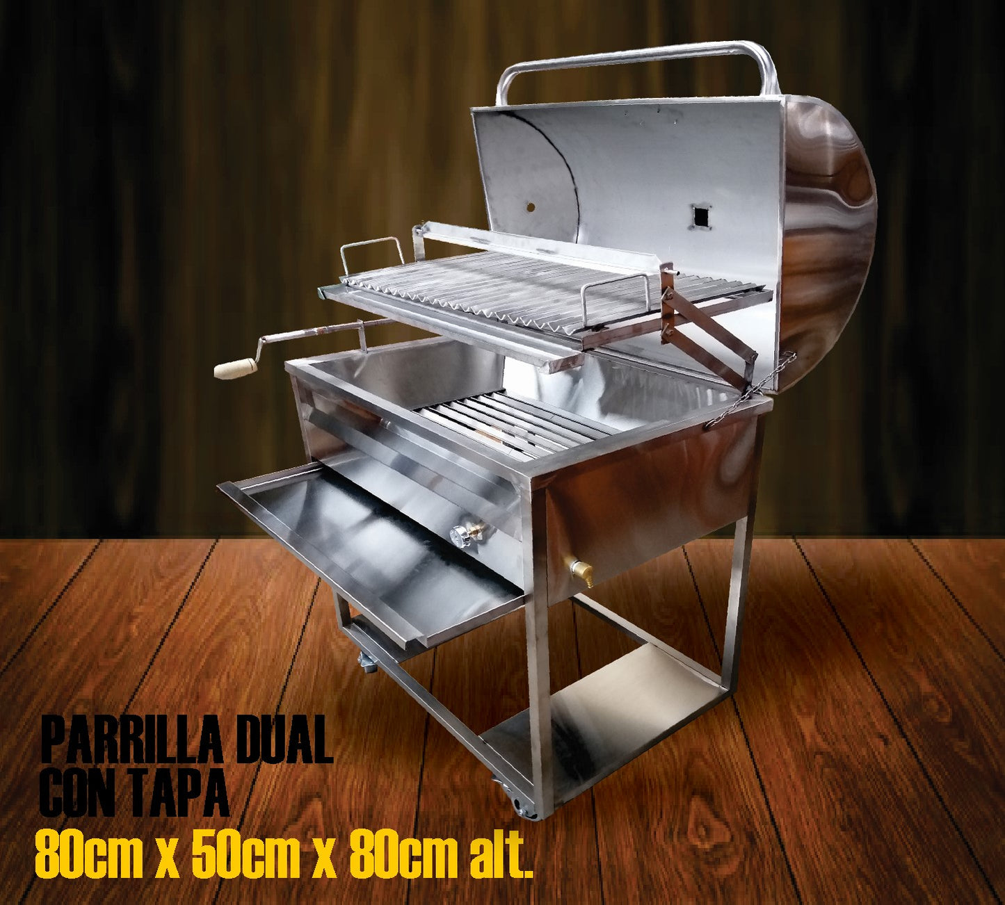 DUAL GRILL WITH AVENTURA LID