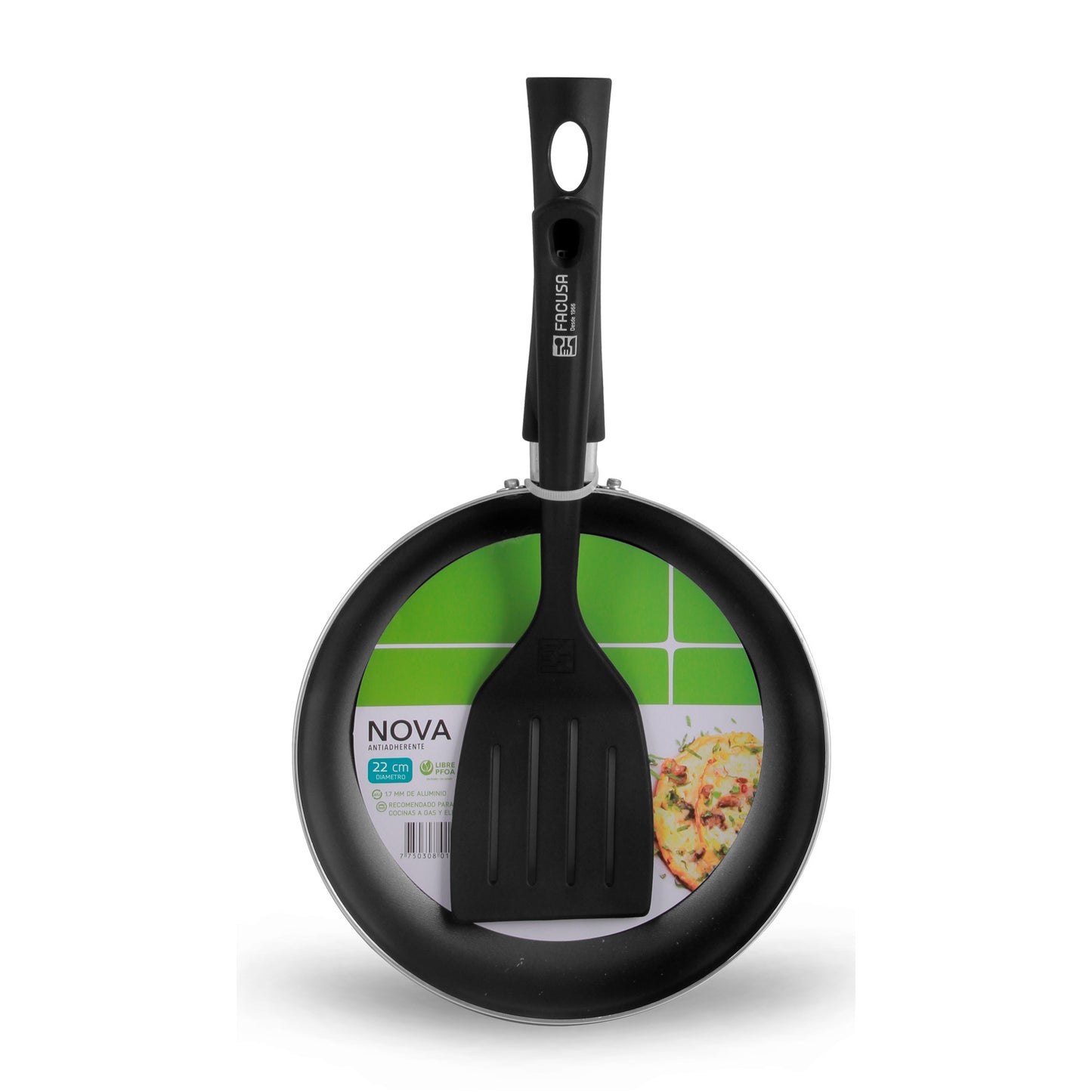 NOVA PAN 22CM + SPATULA