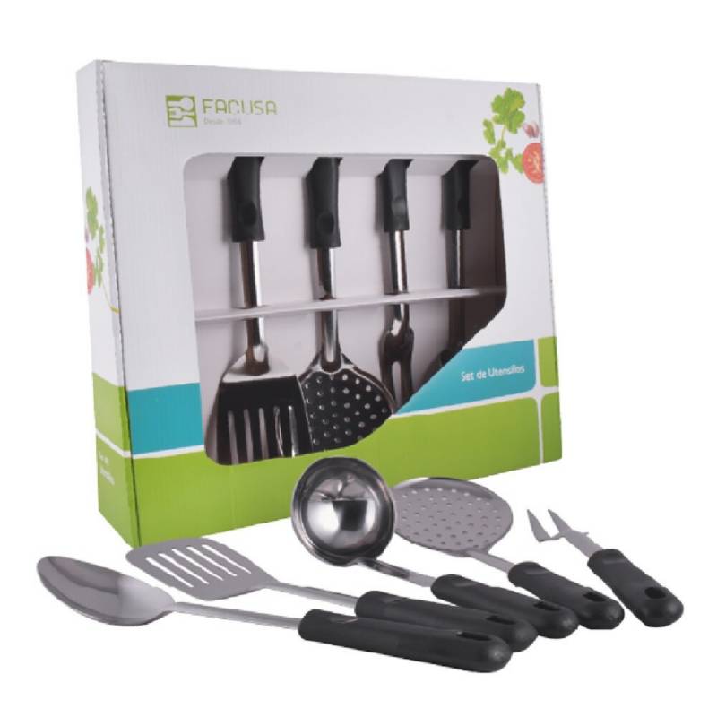JUEGO DE UTENSILIOS 5PZS