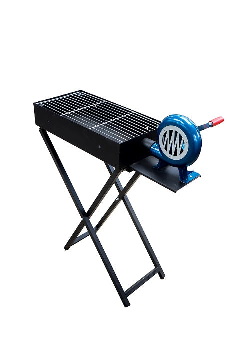 FOLDING GRILL WITH BLOWER